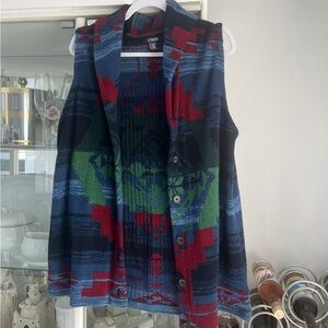 Colorful Patterned Vest